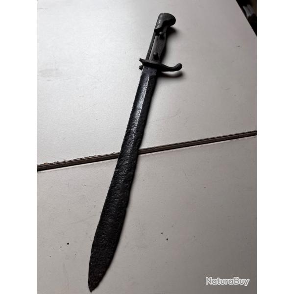 Épave de baïonnette allemande 98/05, premier type, déco, collection, vitrine, diorama.