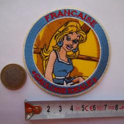 écusson patriotique Française "gauloise idéale" insigne collection