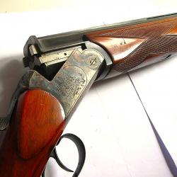 Beau fusil superposé "Artisanal Italien" Cal 16 très bon état
