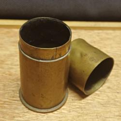 Briquet de poilu grand format (vide) - art de tranchée WW1 - douille obus 37 mm