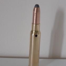 UNE  cartouche cal.338 WINCHESTER  PAR BROWNING NEUTRALISEE BRADEE