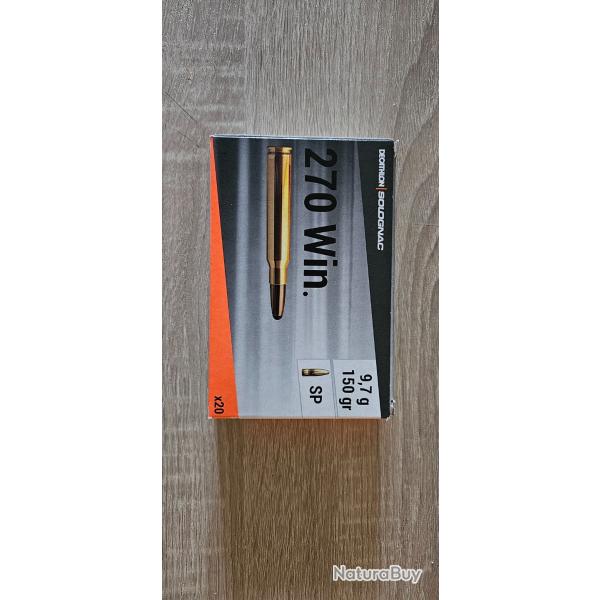 Balles 270w solognac neuf
