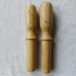Lot de 2 bourroirs anciens en calibre 12.