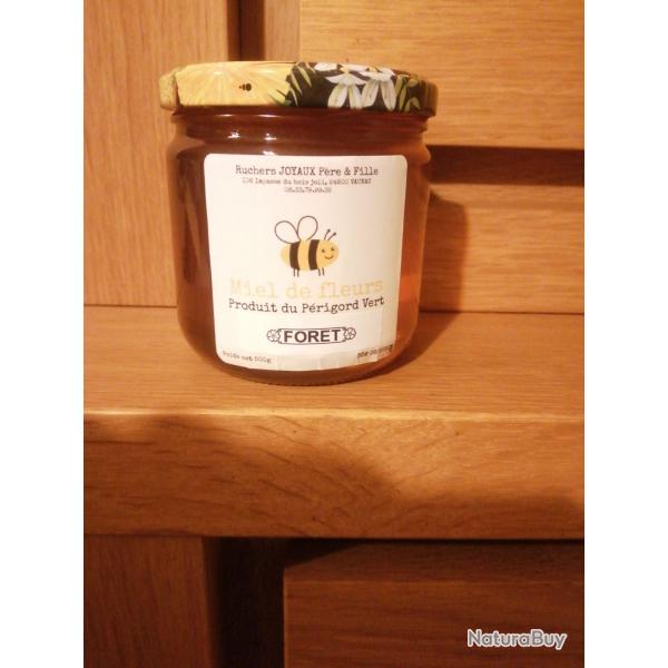 Pot de miel de fleurs de fort de 500g net