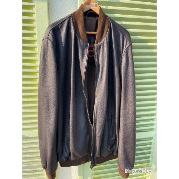Manteau en cuir de cerf September