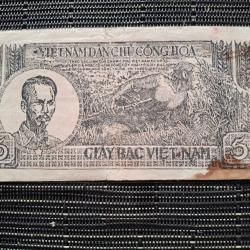GUERRE D INDOCHINE BILLET HO CHI MINORIGINAL 1948