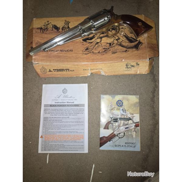 revolver remington 1858 , rplique , 44 pn Uberti INOX Neuf , jamais utilis