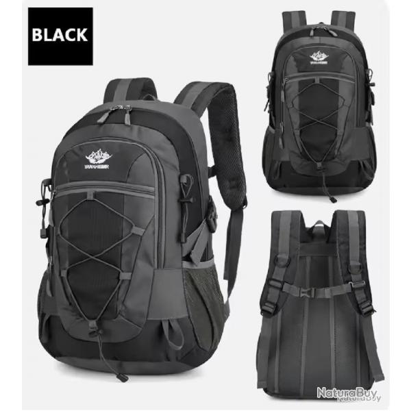 SAC  DOS 35L - NOIR - LIVRAISON GRATUITE
