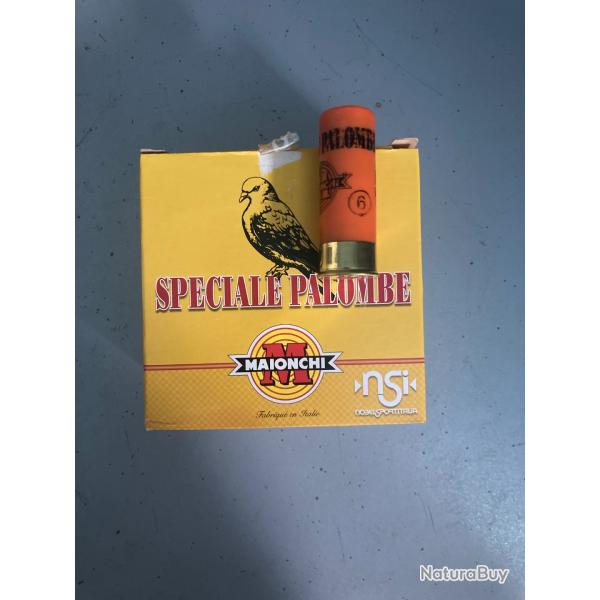 CARTOUCHES DE CHASSE MAIONCHI SPECIALE PALOMBE 36 gr CALIBRE 12/70