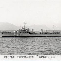 CPA - Marine de Guerre  - CONTRE  TORPILLEUR  " ÉPERVIER  " N°1435