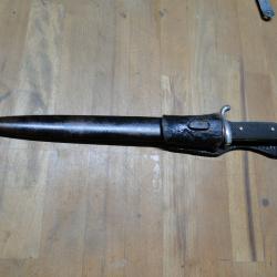 baionnette de sortie allemande WW2 complète
