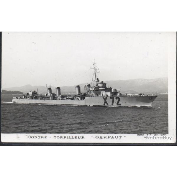 CPA - Marine de Guerre  - CONTRE - TORPILLEUR  " GERFAUT "  N1437