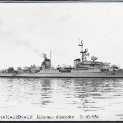 CPA - Marine de Guerre  -CHATEAURENAULT Escorteur descadre 21-10-1954 N°1439