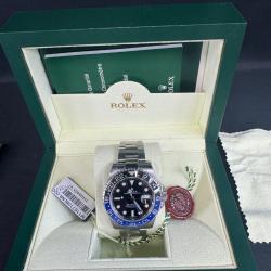montre rolex gmt batman  116710 full set.