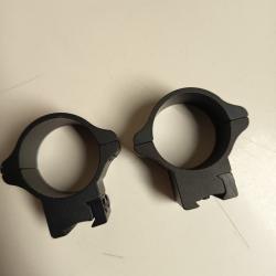 Colliers de montage lunette rail de 11mm corps de lunette 30 mm