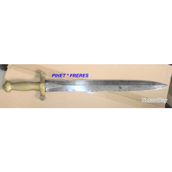 Glaive d'infanterie 1833 PIHET*FRERES / MANUFACTURE DE CHATELLERAULT