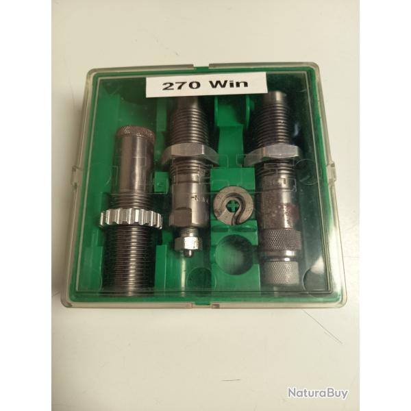 Outils rechargement calibre 270 win