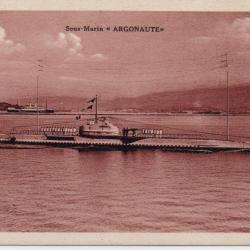 CPA - Marine de Guerre  - SOUS-MARIN " ARGONAUTE "  N°1445