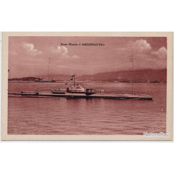 CPA - Marine de Guerre  - SOUS-MARIN " ARGONAUTE "  N1445
