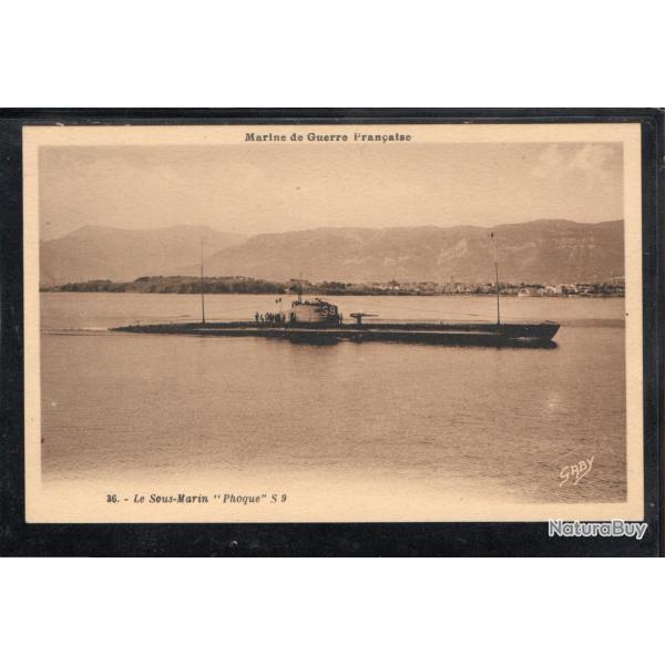 CPA - Marine de Guerre  - SOUS-MARIN " Phoque "  N1446