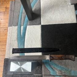 Baïonnette allemande Erfurt 1915