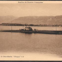 CPA - Marine de Guerre  - SOUS-MARIN " Phoque " S9  N°1449