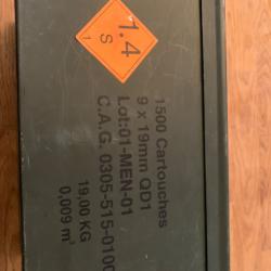Caisse munitions métallique étanche