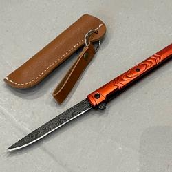 Stiletto M390 rouge - Ouverture assistée enchère