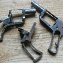 lot de carcasses de revolver bulldog velodog lefaucheux
