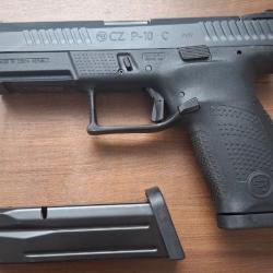 Pistolet CZ P10-C 9mm - Excellent état