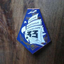 insigne 33eme régiment colonial d infanterie marine