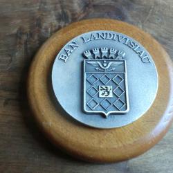 médaille sur support  aéronaval ban landivisiau marine nationale