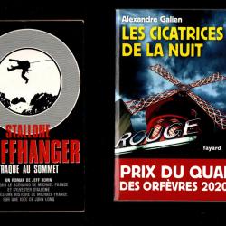 policiers , thriller lot de 7 livres bon aspect