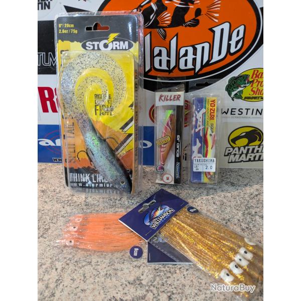 Lot pche mer n208 , STORM Williamson YO-ZURI KILLER... FISH AND FISHING.
