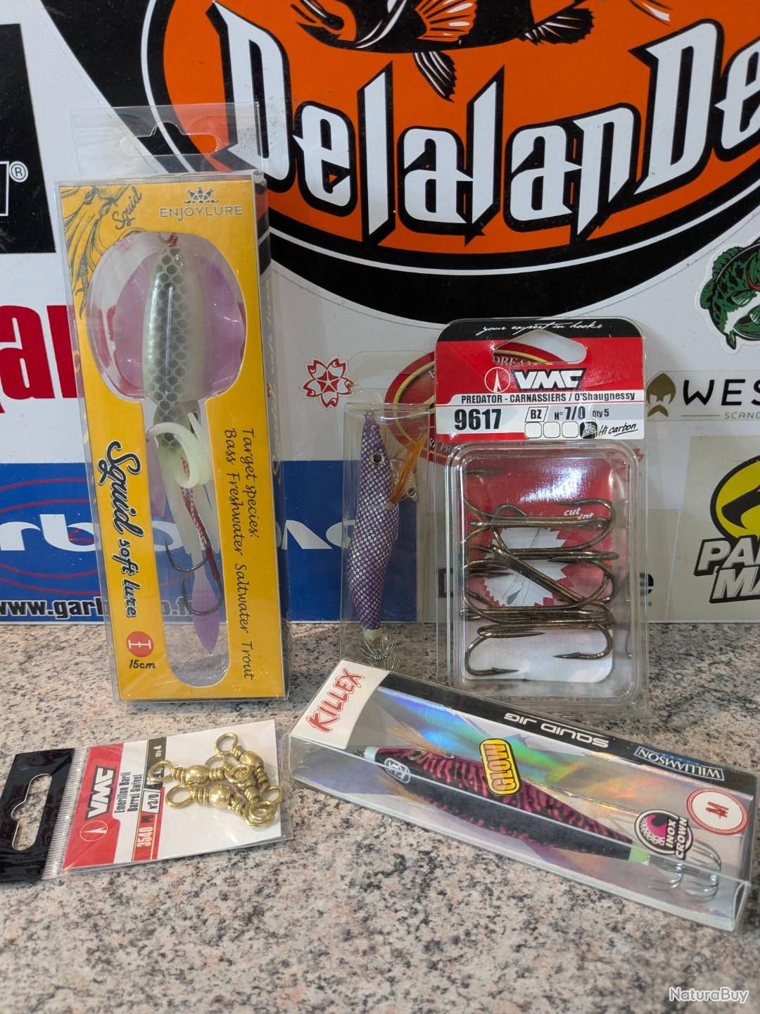 Lot De Pêche En Mer N°191 – Leurres Storm, Williamson, VMC, Rapala – Neuf – Pour Brochet Et Poissons De Mer