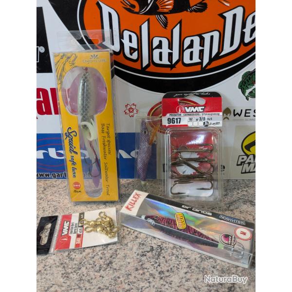 Lot pche mer n210 , Williamson KILLER VMC ... FISH AND FISHING.