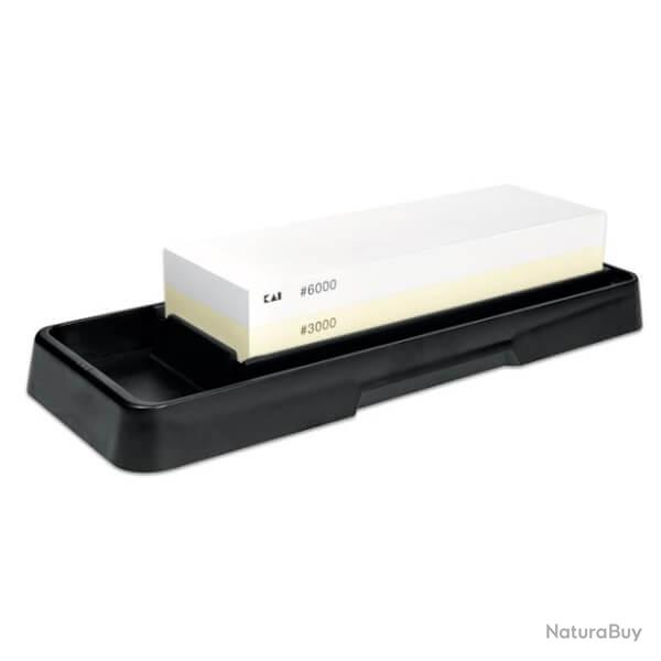 Pierre  aiguiser japonaise Ka sur socle 2 grains 3000/6000 AP.0316
