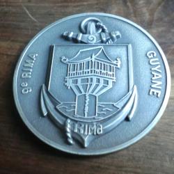 médaille 9eme RIMA marine guyane ""