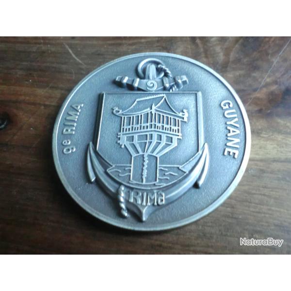 mdaille 9eme RIMA marine guyane ""