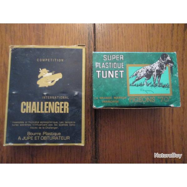 2 BOITES DE CARTOUCHES CALIBRE  16/70