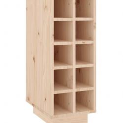Armoire à vin 23x34x61 cm Bois de pin massif design décoration intérieur