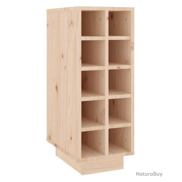 Armoire  vin 23x34x61 cm Bois de pin massif design dcoration intrieur