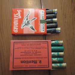 2 BOITES DE CARTOUCHES CALIBRE  16/70 ANCIENNE