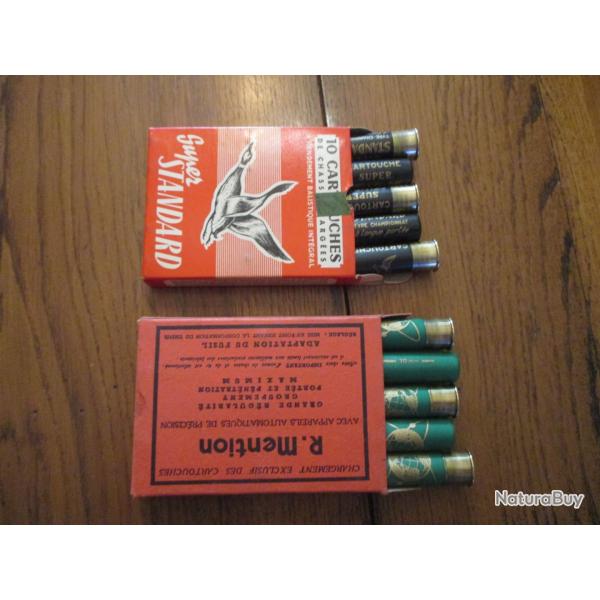 2 BOITES DE CARTOUCHES CALIBRE  16/70 ANCIENNE