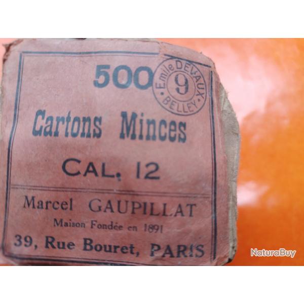 pour collection vieux paquet de carton cal 12 de chez MARCEL GAUPILLAT