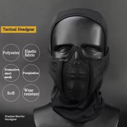 Cagoule avec protection airsoft stalker neuf