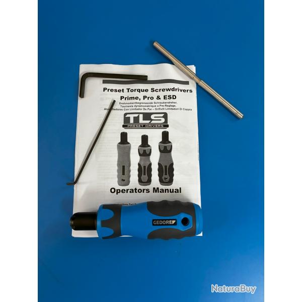 Tournevis dynamomtrique type PRO FH 0,5 - 4,5 Nm / rglage fixe