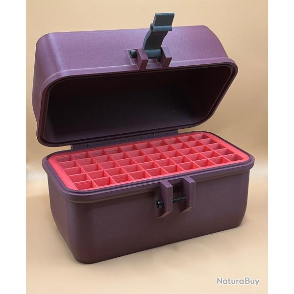 Bote de transport / stockage de munitions (x50) / Multi calibres (300WM, 460 Wby)