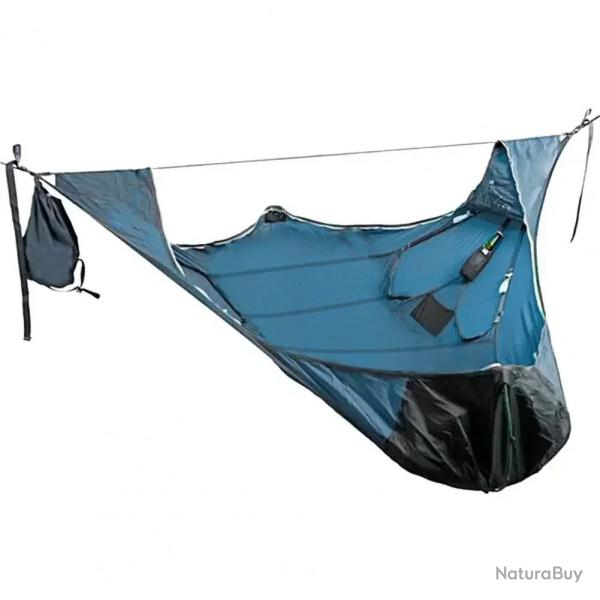 Hamac de Camping en Nylon 210x70 cm Solide Anti-Dchirure Lger Portable Sangles Renforces Bleu