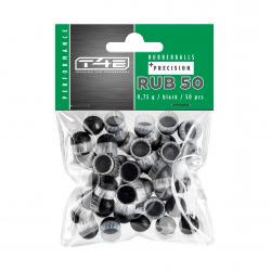 Munition Billes Umarex T4E CAOUTCHOUC PRECISION CAL.50 X50 RUB